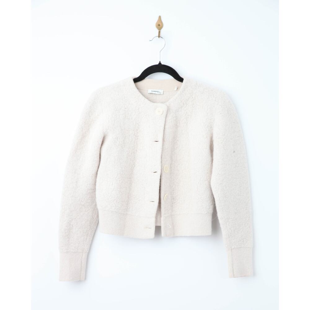 Sandro Creamy Knit Cardigan - Picture 5 of 8